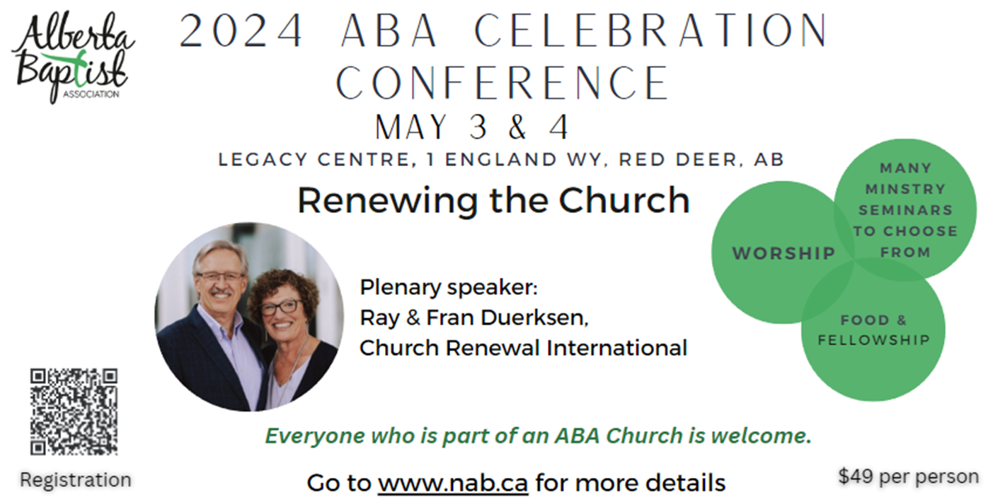 Alberta Baptist Association Conference May 2024