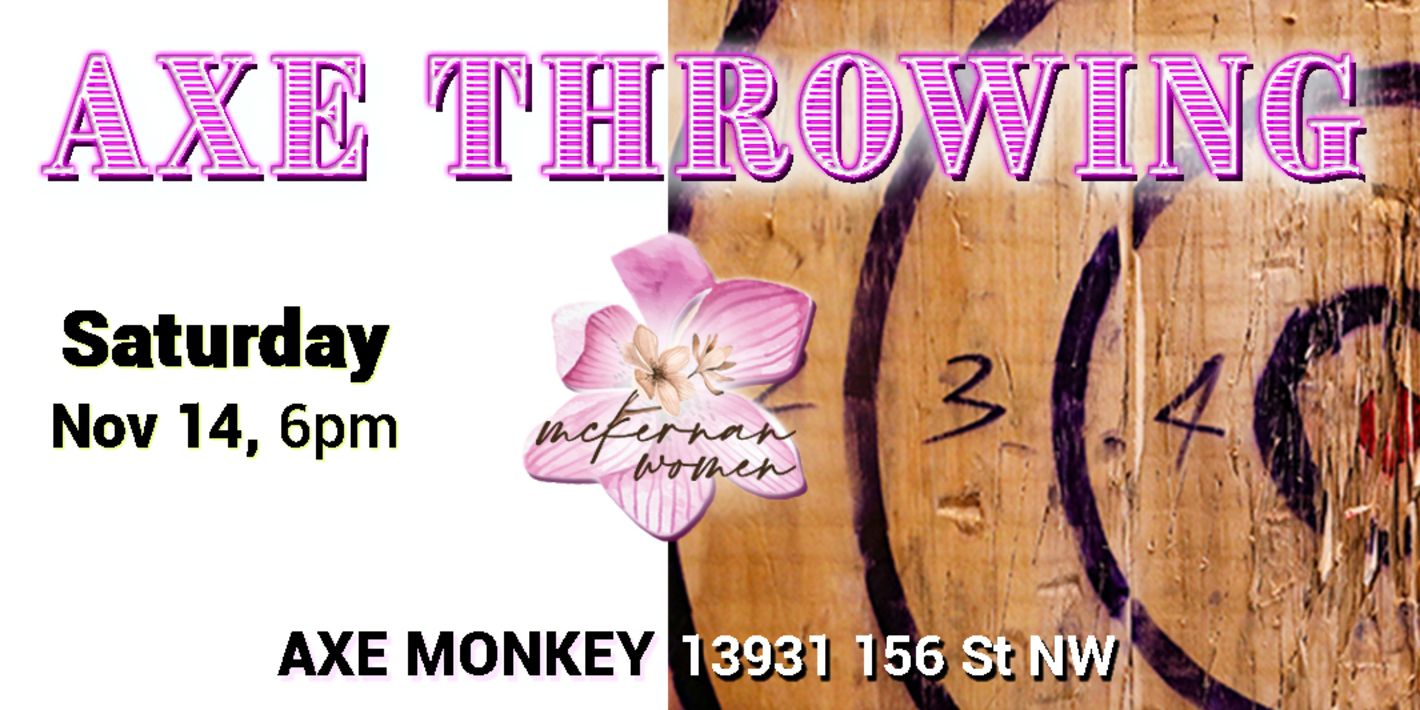 McKernan Women Axe Throwing