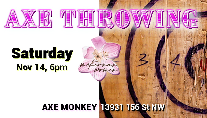 McKernan Women Axe Throwing