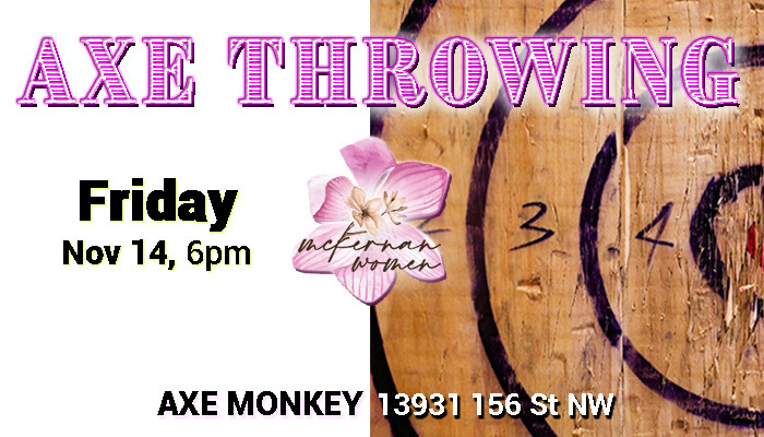 McKernan Women Axe Throwing