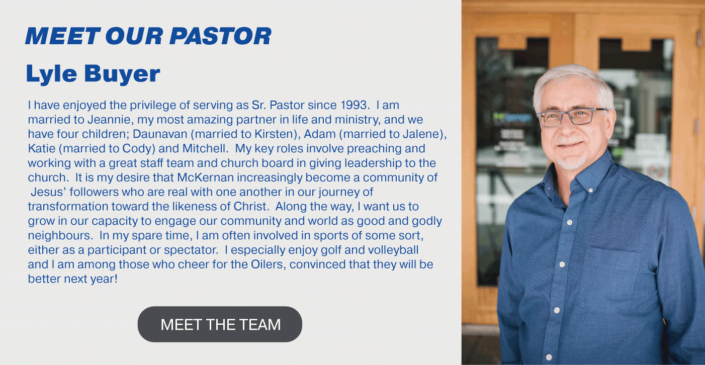 Meet our Pastor