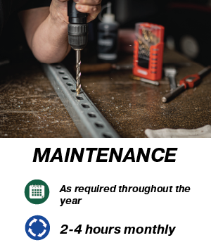 maintenance team button