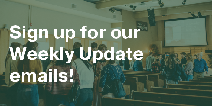 Weekly email sign up