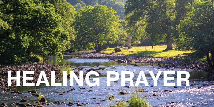 Healing prayer button